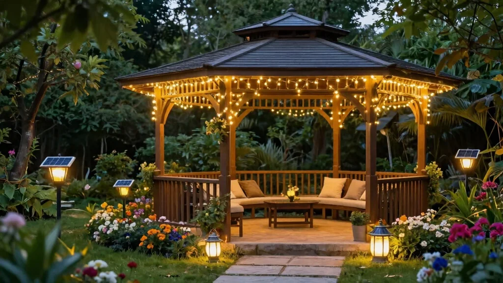 10 Bright Gazebo Lighting Ideas to Glow Up Your Evenings