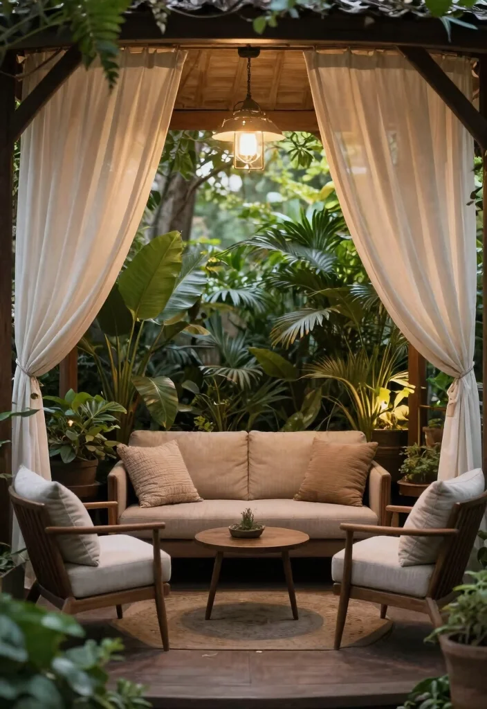 10 Cozy Gazebo Seating Ideas for Large Groups 8. Corner Nooks 0