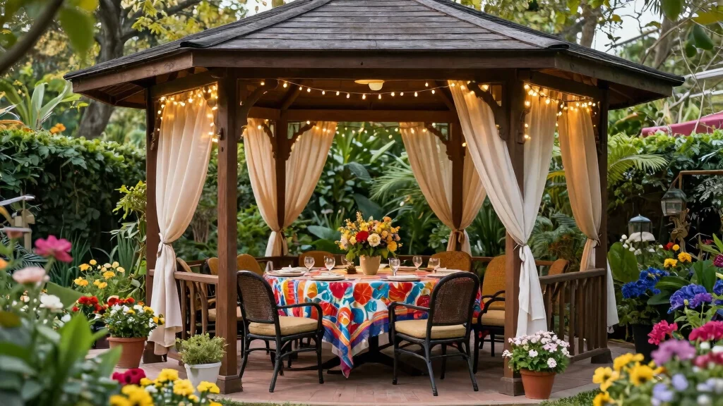 10 Cozy Gazebo Seating Ideas for Large Groups
