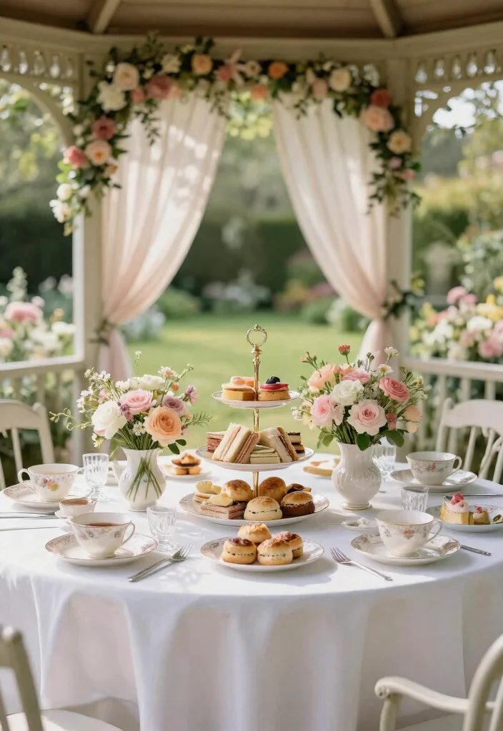 10 Epic Gazebo Party Ideas for an Unforgettable Night 4. Garden Tea Party 0