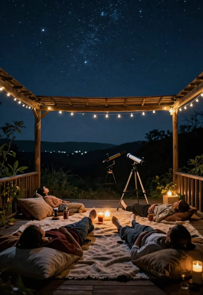 10 Epic Gazebo Party Ideas for an Unforgettable Night 7. Stargazing Night 0