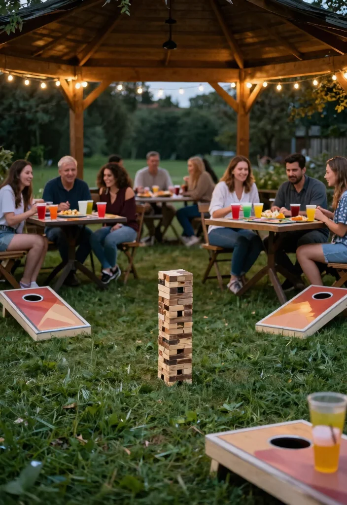 10 Epic Gazebo Party Ideas for an Unforgettable Night 8. Outdoor Game Night 0