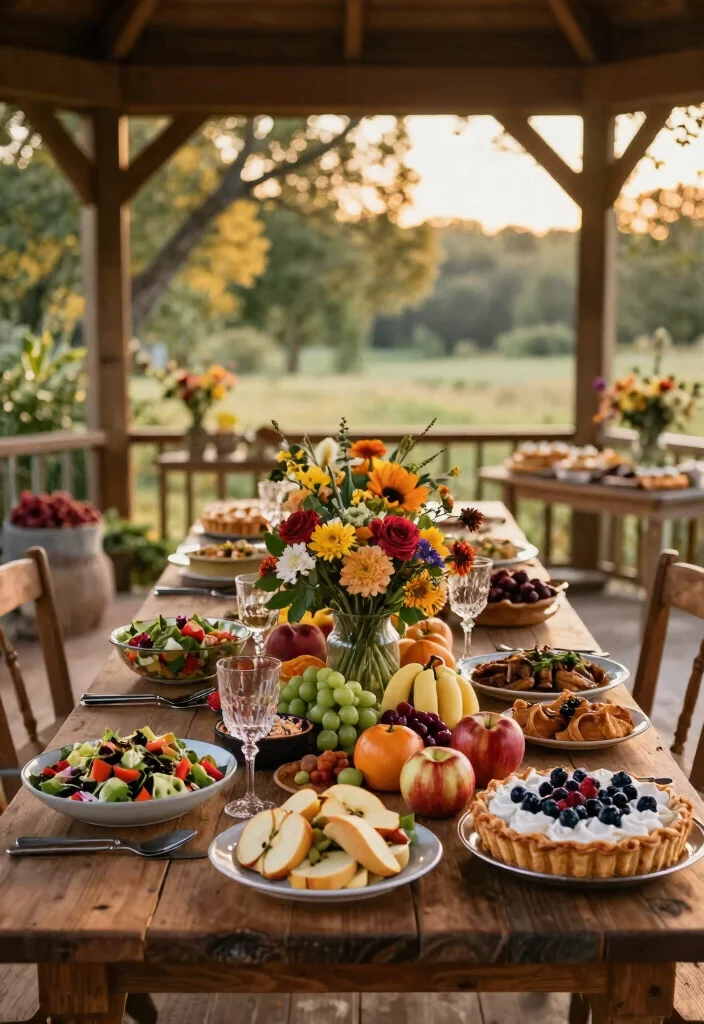 10 Epic Gazebo Party Ideas for an Unforgettable Night 9. Harvest Feast Celebration 0