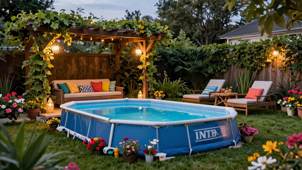 10 Genius Intex Above Ground Pool Ideas (Make it Look Real!)