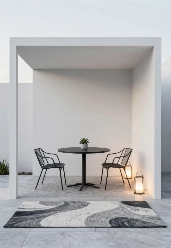 10 Magical Gazebo Decorating Ideas for a Dreamy Space 15 10 Magical Gazebo Decorating Ideas for a Dreamy Space 5. Modern Minimalist Escape 0