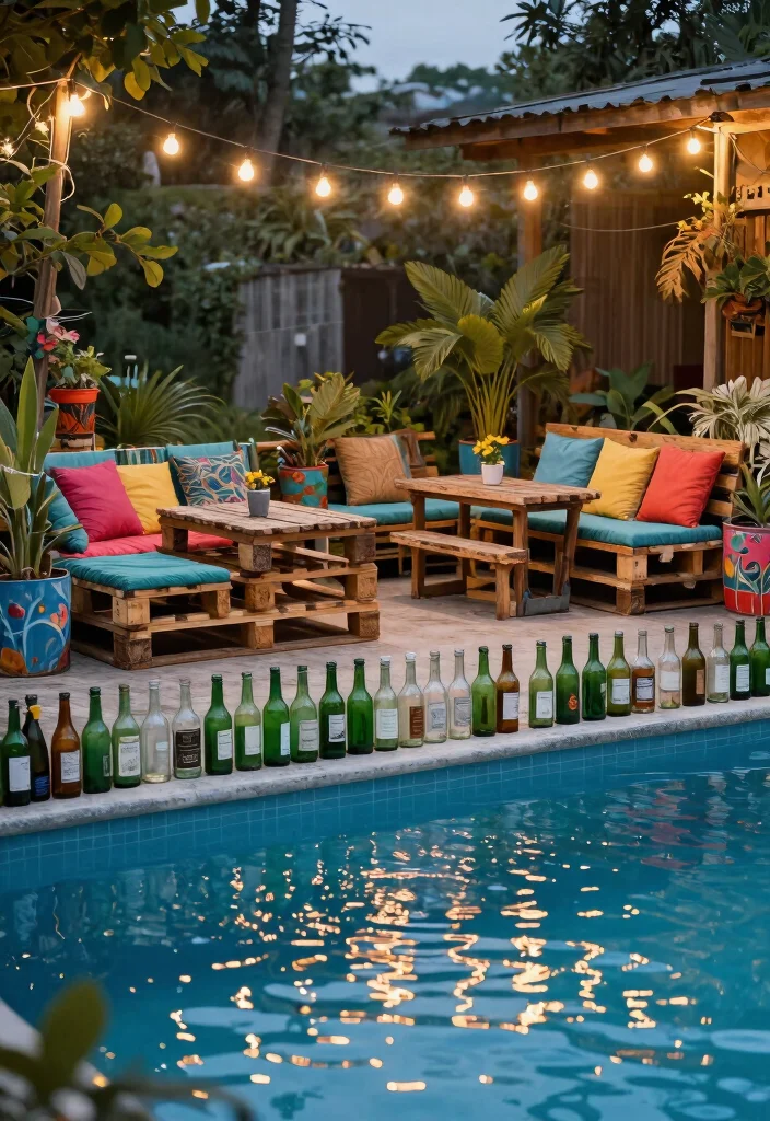 10 Pro-Level Above Ground Pool Setup Ideas for Longevity 12 10 Pro Level Above Ground Pool Setup Ideas for Longevity 2. Incorporate Recycled Materials into Your Setup 0