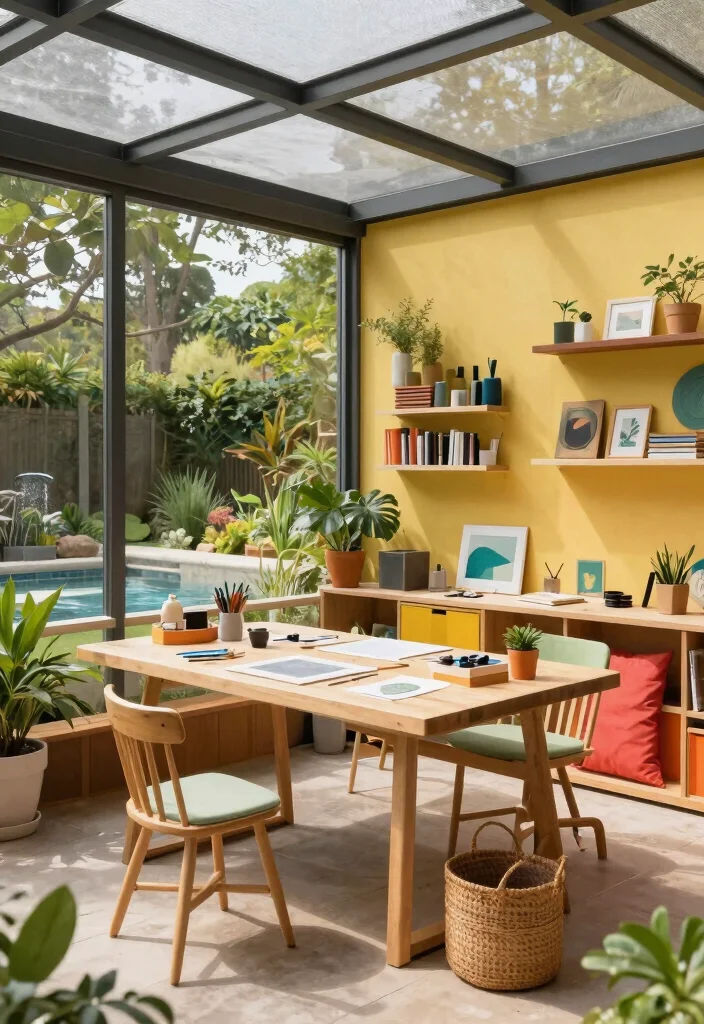 10 Screened Pavilion Ideas (No More Backyard Bugs!) 37 10 Screened Pavilion Ideas No More Backyard Bugs 7. Garden Workspace Pavilion 0