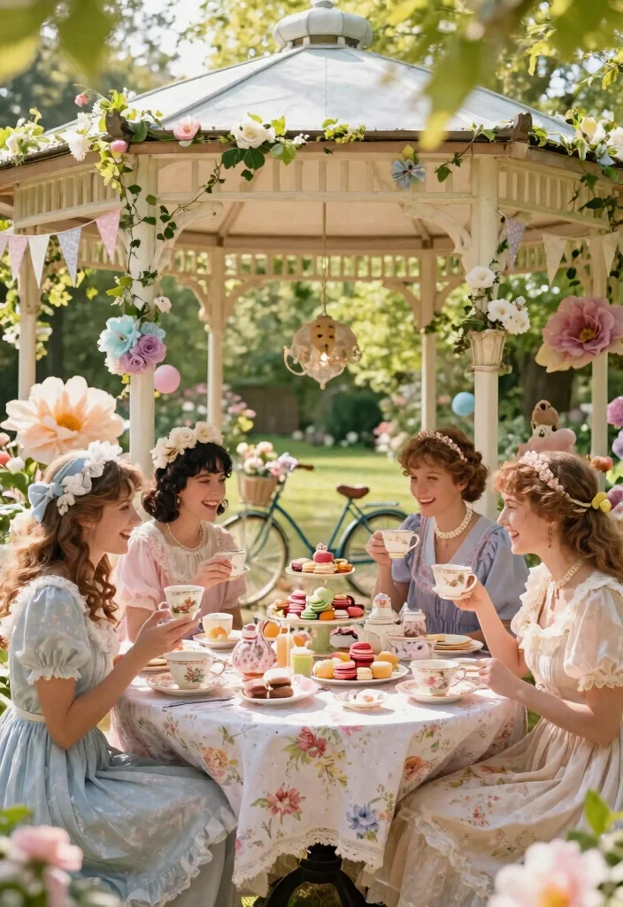 10 Stunning Gazebo Photoshoot Ideas for Pro Results 3 10 Stunning Gazebo Photoshoot Ideas for Pro Results 3. Whimsical Tea Party Theme 0