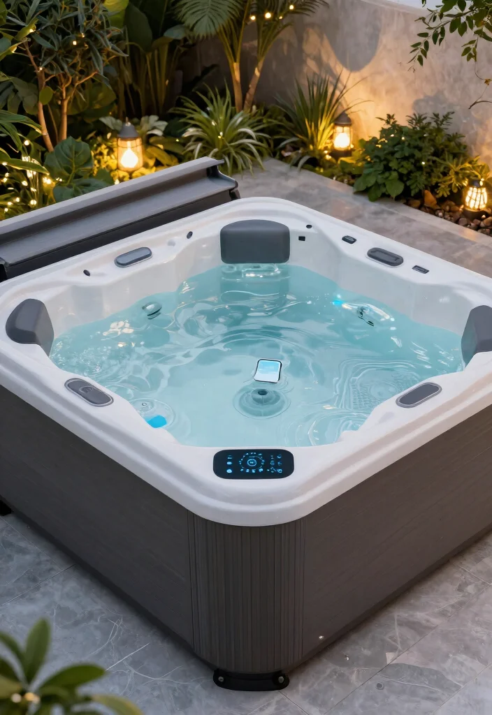 10 Trendsetting Hot Tub Designs for Modern Homes 2026 9. Smart Hot Tub Technology 0