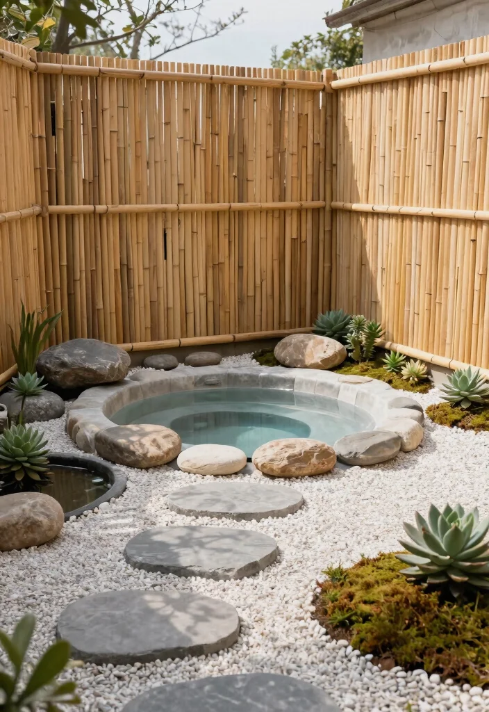 10 Unique Hot Tub Space Ideas to Fit Any Small Nook 2 10 Unique Hot Tub Space Ideas to Fit Any Small Nook 2. Zen Garden Aesthetic 0