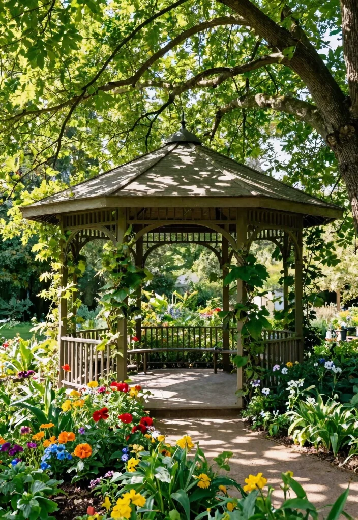 11 Beautiful Gazebo Landscaping Ideas to Frame Your Space 38 11 Beautiful Gazebo Landscaping Ideas to Frame Your Space 8. Shade Solutions 0