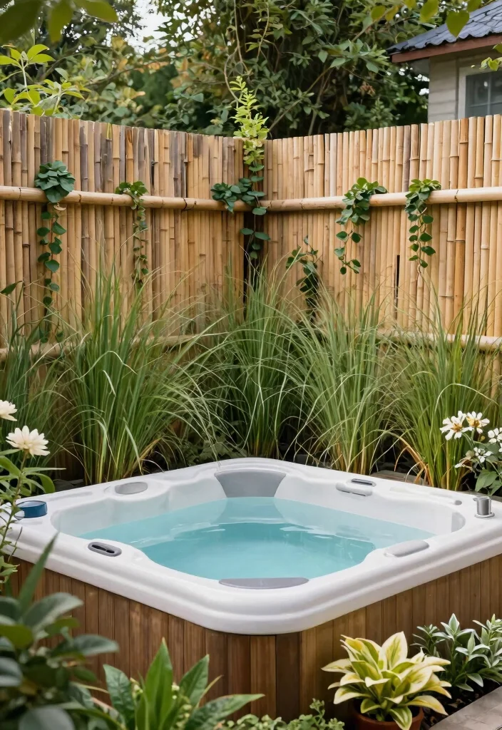 11 Best Inflatable Hot Tub Ideas for Any Backyard 50 11 Best Inflatable Hot Tub Ideas for Any Backyard 10. Natural Privacy Screens 0