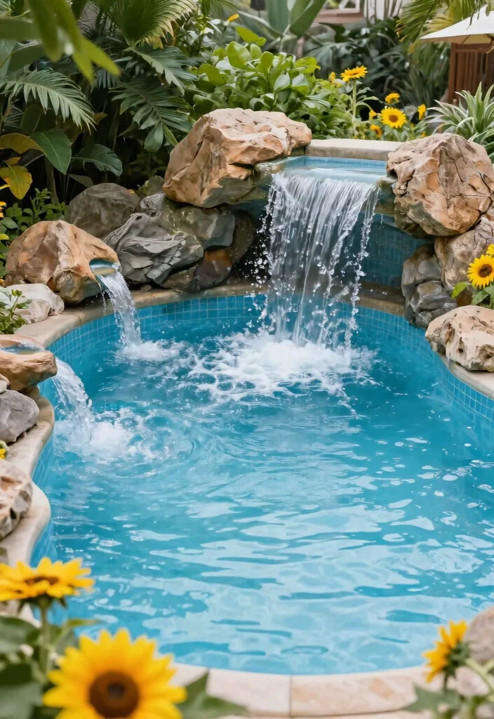 11 Refreshing Outdoor Above Ground Pool Ideas for Any Home 40 11 Refreshing Outdoor Above Ground Pool Ideas for Any Home 10. Water Feature Enhancements 0