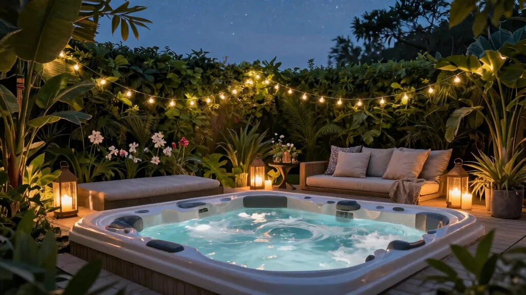 11 Romantic Hot Tub Lighting Ideas for Date Night