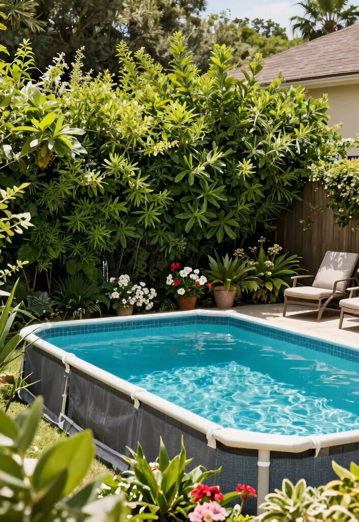 11 Secure Above Ground Pool Fence Ideas (Safe & Stylish) 61 11 Secure Above Ground Pool Fence Ideas Safe Stylish 11. Living Fences 0