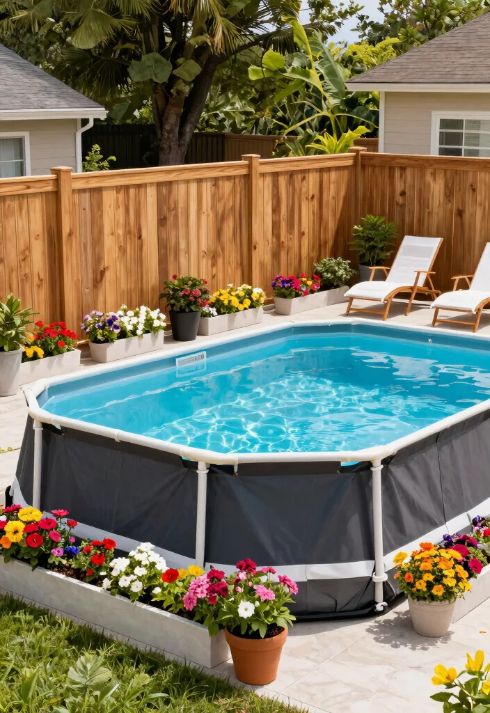 11 Secure Above Ground Pool Fence Ideas (Safe & Stylish) 26 11 Secure Above Ground Pool Fence Ideas Safe Stylish 6. Composite Fencing 0