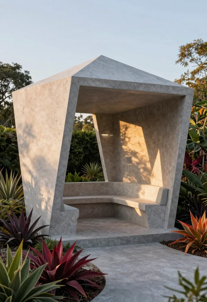 11 Sleek Garden Gazebo Modern Pergola Designs 2026 6. Geometric Designs The Future of Garden Structures 0