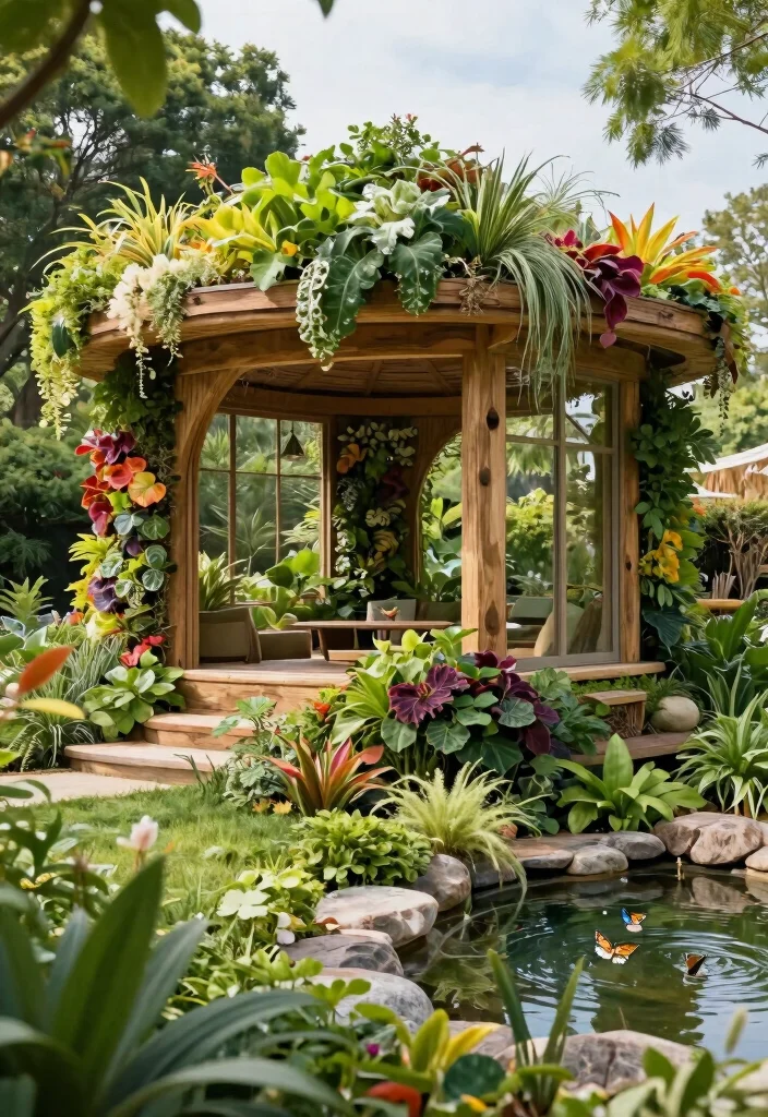 11 Sleek Garden Gazebo Modern Pergola Designs 2026 9. Biophilic Design Merging Nature and Structure 0