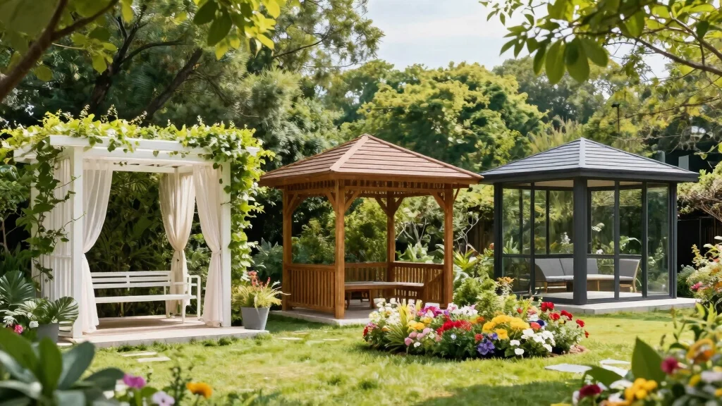 11 Sleek Garden Gazebo & Modern Pergola Designs 2026