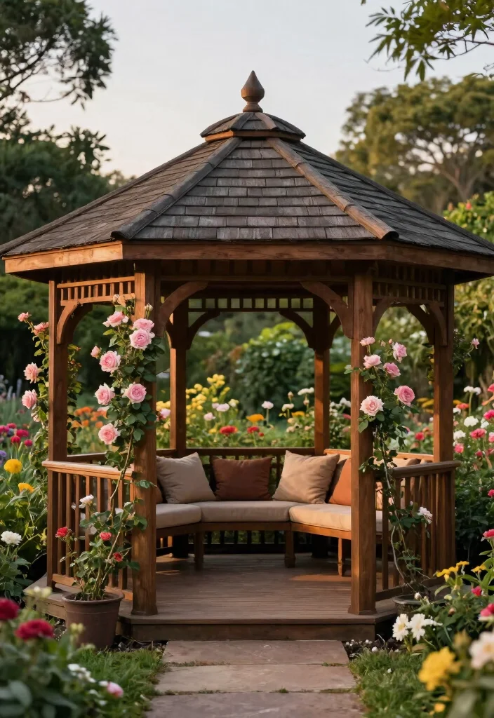 11 Smart DIY Gazebo Ideas Cheap Easy to Build 1. The Classic Wooden Gazebo 0