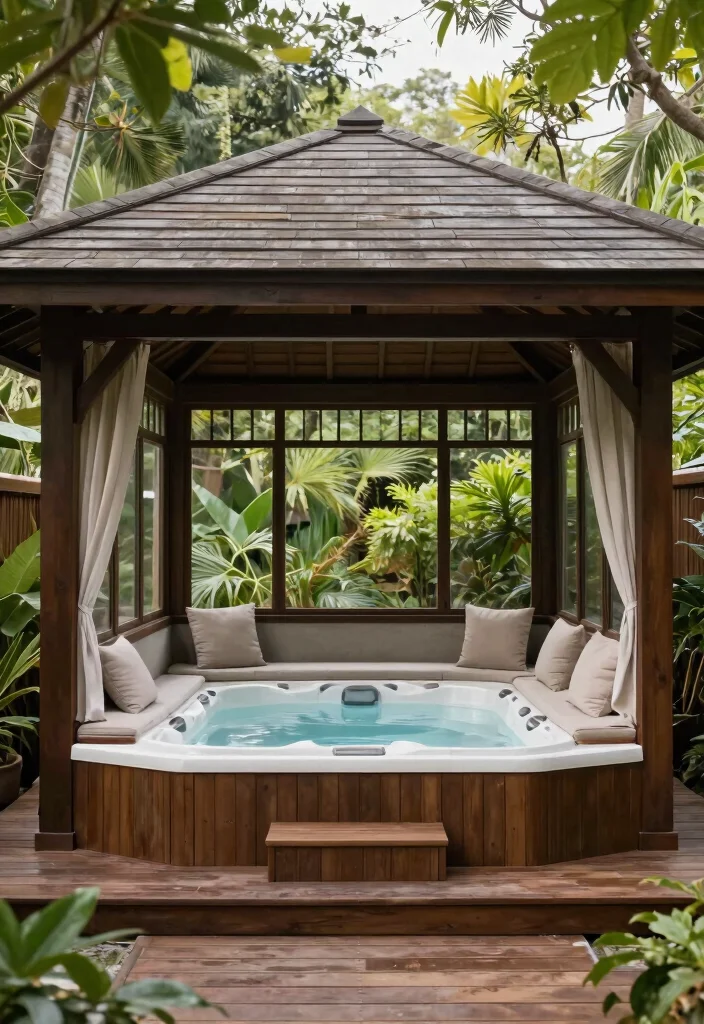 11 Smart DIY Gazebo Ideas Cheap Easy to Build 10. The Spa Gazebo 0