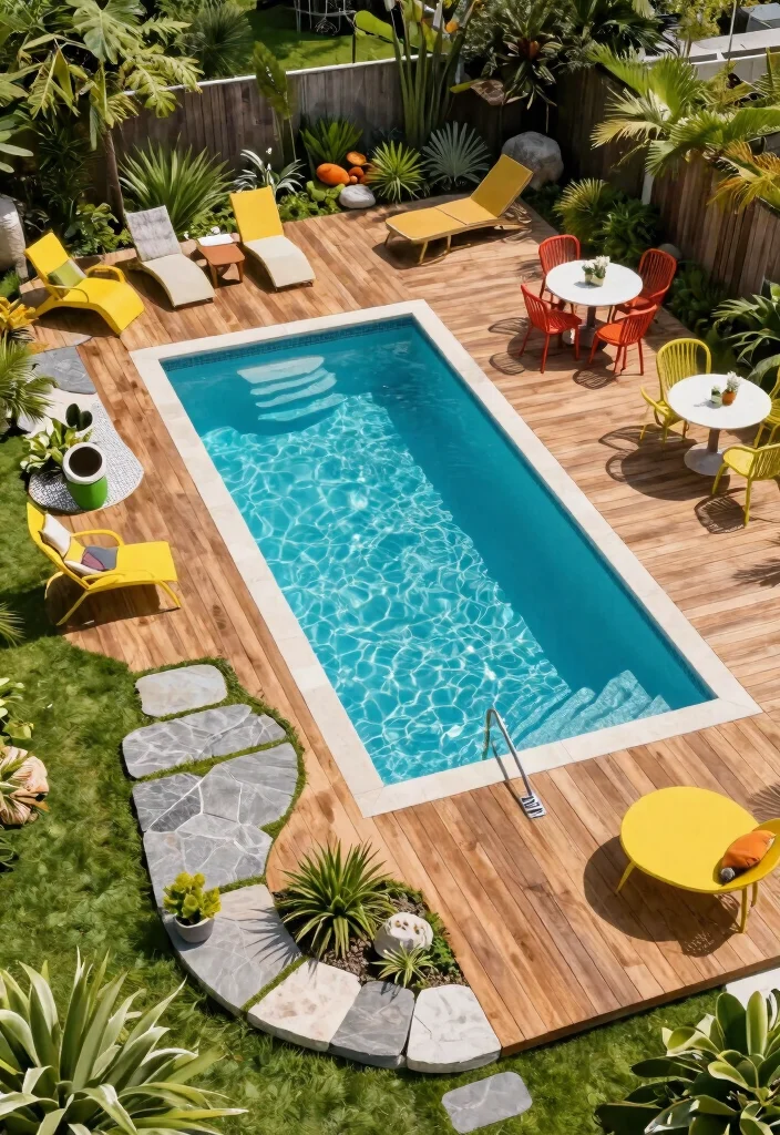 11 Stunning Above Ground Pool Deck Ideas Before After 4. Modular Deck Designs 0