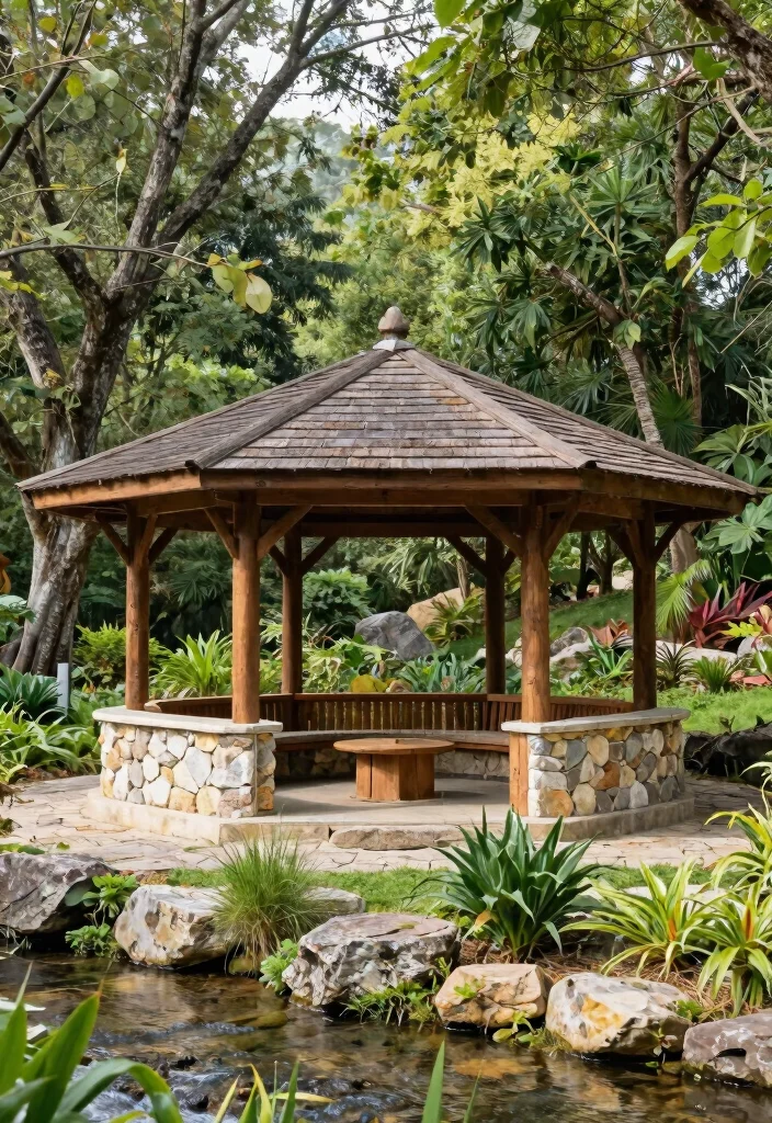12 Creative Animal Crossing Gazebo Ideas for Island Design 12. Nature Inspired Retreat 0