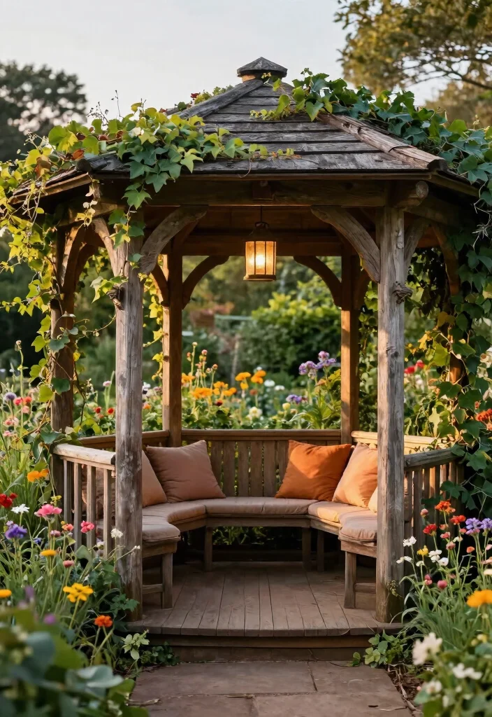 12 Cute ACNH Gazebo Ideas for Your Island Paradise 12 12 Cute ACNH Gazebo Ideas for Your Island Paradise 2. Rustic Garden Retreat 0