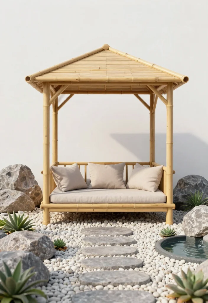 12 Cute ACNH Gazebo Ideas for Your Island Paradise 24 12 Cute ACNH Gazebo Ideas for Your Island Paradise 4. Minimalist Zen Gazebo 0