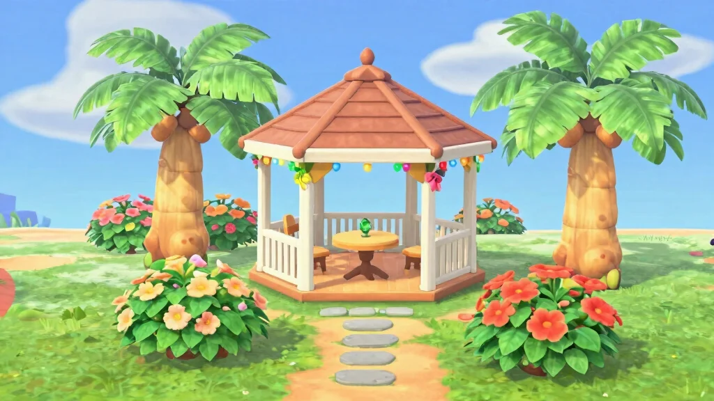 12 Cute ACNH Gazebo Ideas for Your Island Paradise