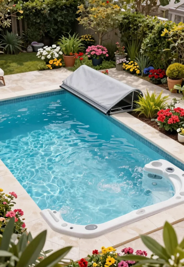 12 Incredible Pool Designs with Integrated Hot Tubs 12. Seasonal Pool and Hot Tub Escape 0