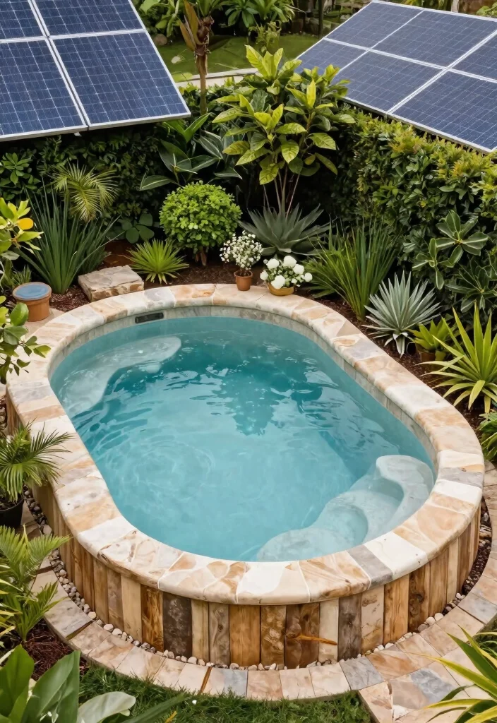 12 Incredible Pool Designs with Integrated Hot Tubs 9. Eco Friendly Pool and Hot Tub 0