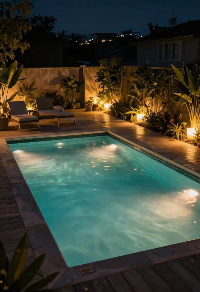12 Life Changing Above Ground Pool Hacks Must Try 12. Install Pool Deck Lighting 0