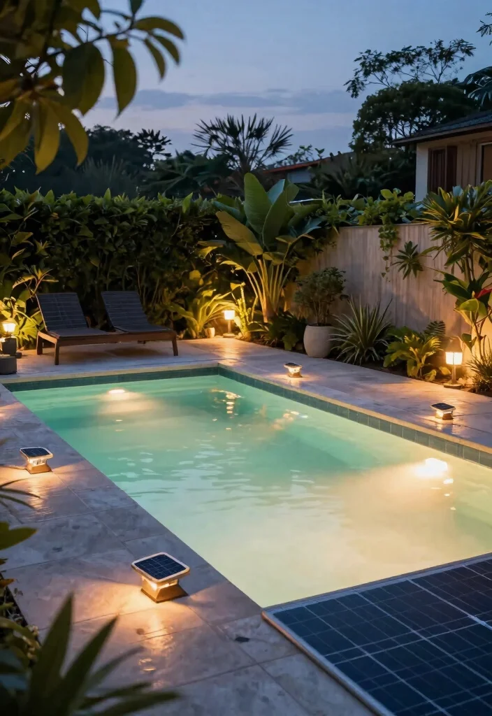 12 Trendsetting Elevated Ground Pool Designs You Havent Seen 11. Solar Powered Features 0