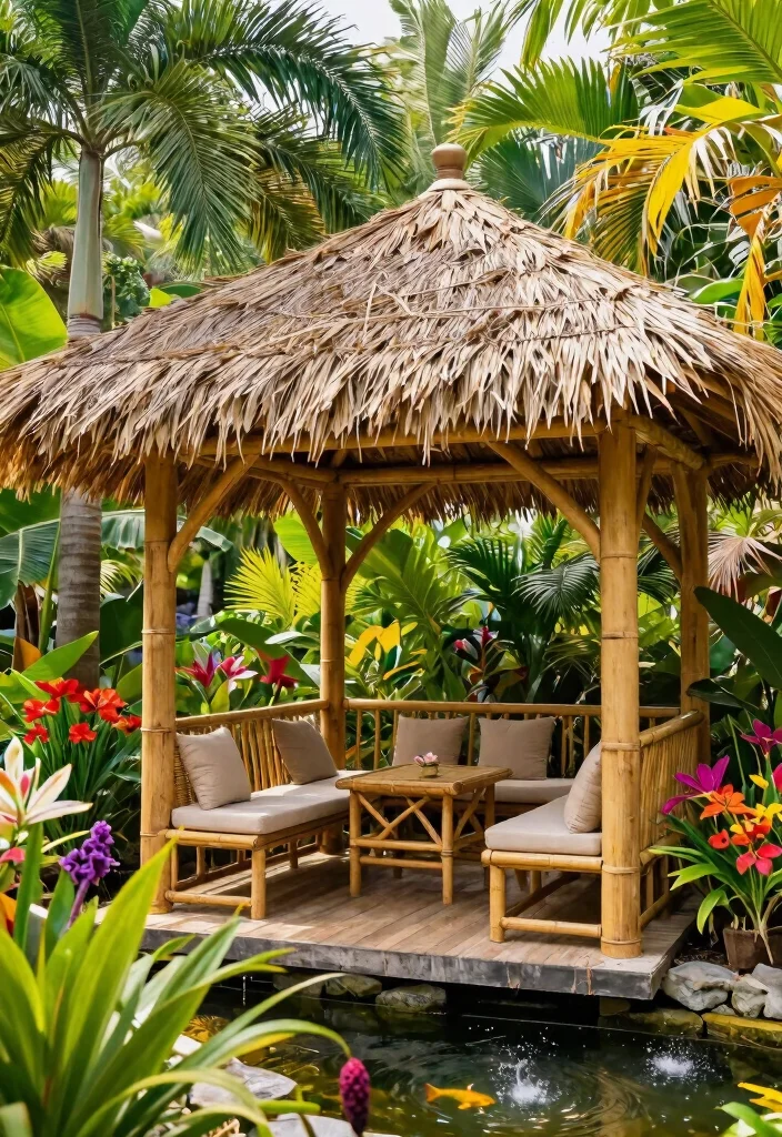12 Versatile Gazebo Concepts to Elevate Your Outdoor Living 12 12 Versatile Gazebo Concepts to Elevate Your Outdoor Living 2. Eco Friendly Bamboo Gazebo 0