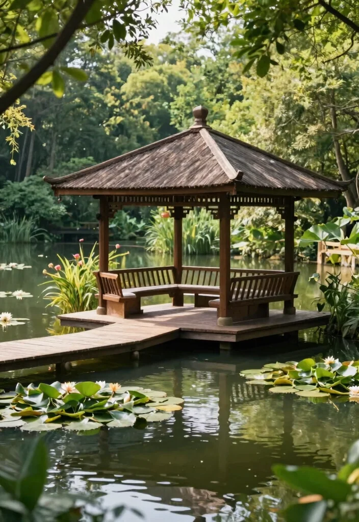 12 Versatile Gazebo Concepts to Elevate Your Outdoor Living 37 12 Versatile Gazebo Concepts to Elevate Your Outdoor Living 7. Floating Gazebo on Water 0