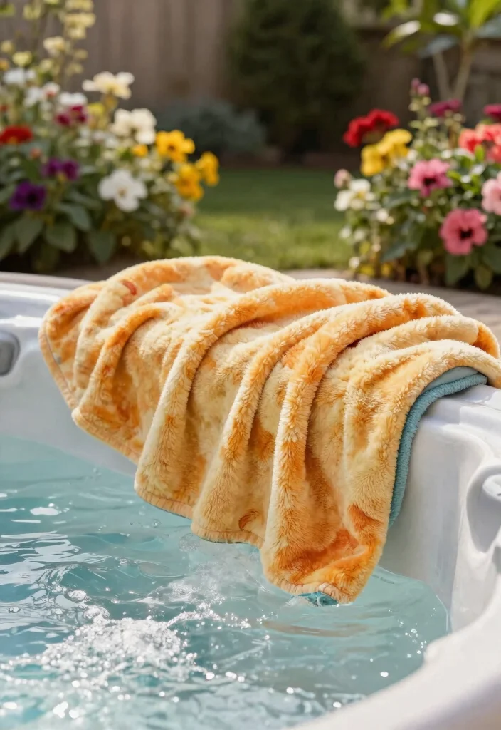 15 Cool Hot Tub Accessories Ideas for More Fun 11. Warm Water Resistant Blanket 0