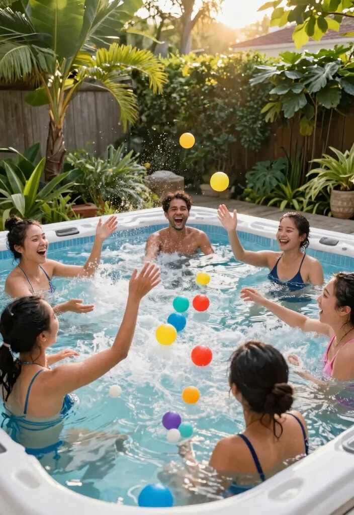 15 Cool Hot Tub Accessories Ideas for More Fun 8. Floating Pool Games 0