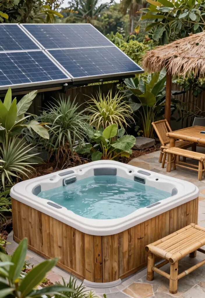 15 Creative Hot Tub Ideas to Upgrade Your Home Spa 11. Eco Friendly Upgrades 0