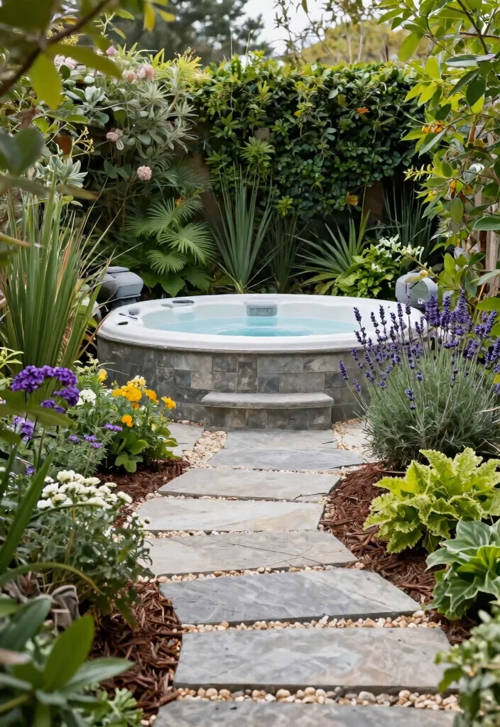 15 Creative Hot Tub Ideas to Upgrade Your Home Spa 8. Spa Landscaping Tips 0