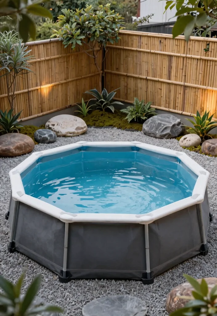 15 Fresh Above Ground Swimming Pool Ideas to Try This Year 63 15 Fresh Above Ground Swimming Pool Ideas to Try This Year 13. Zen Garden Poolscape 0