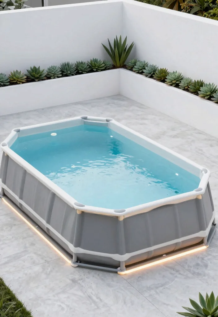 15 Fresh Above Ground Swimming Pool Ideas to Try This Year 23 15 Fresh Above Ground Swimming Pool Ideas to Try This Year 3. Modern Minimalist Vibe 0