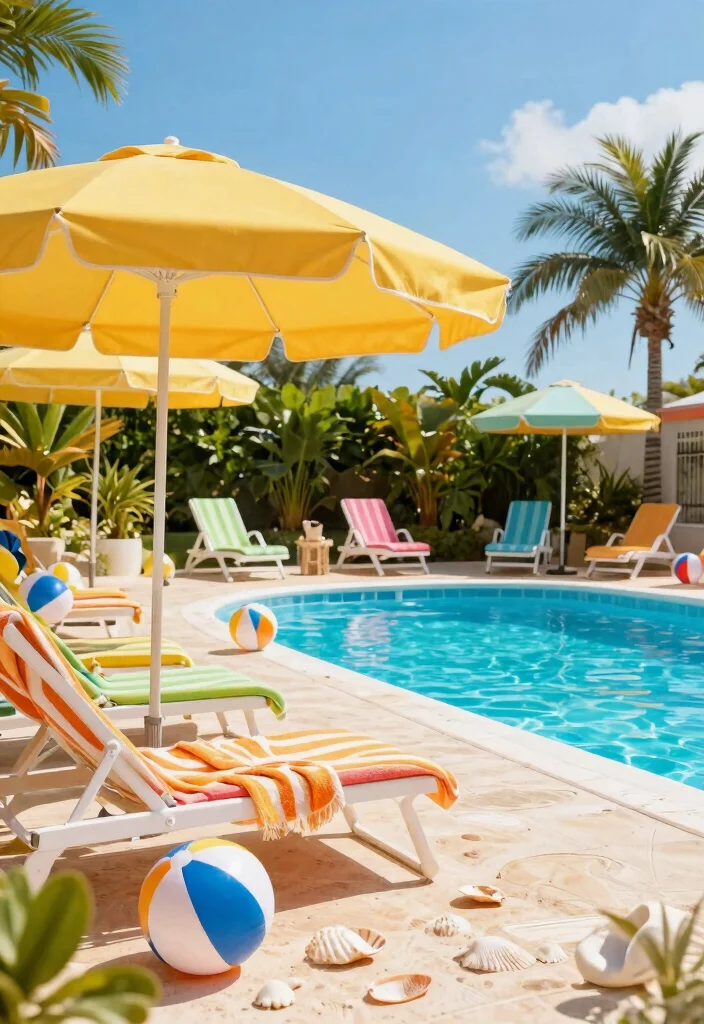15 Genius DIY Above Ground Pool Ideas On a Budget 10. Beach themed Dcor 0