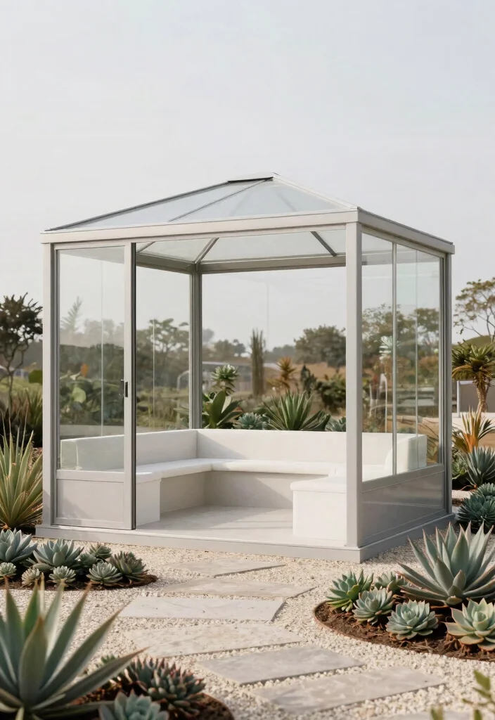 15 Inspiring Gazebo Ideas Backyard Lovers Will Obsess Over 4. Minimalist Modern Gazebo 0