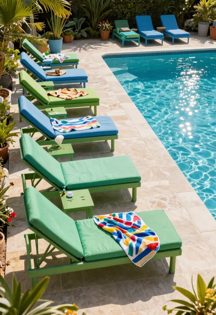 15 Must Have Above Ground Pool Accessories Game Changers 6. Comfortable Poolside Loungers 0
