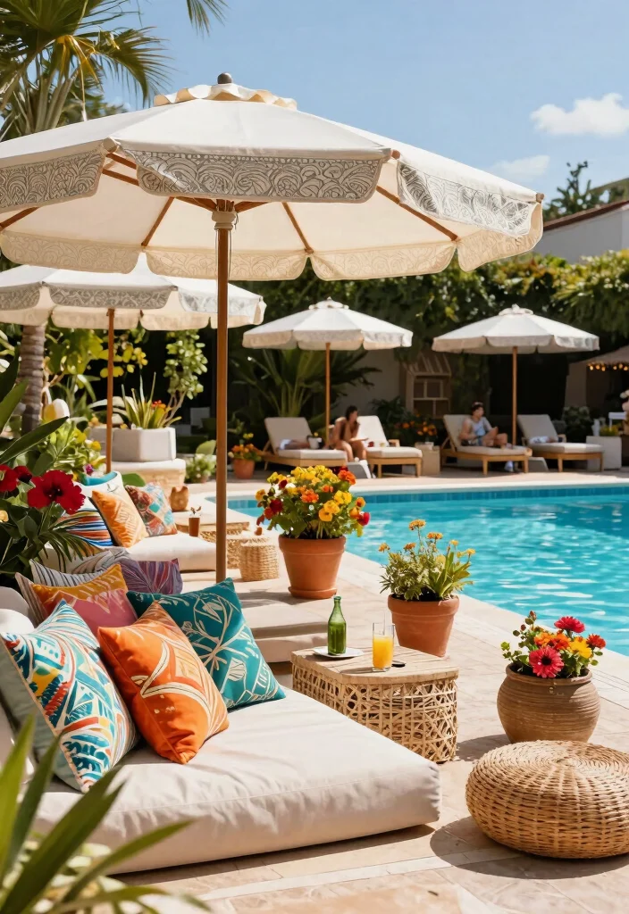 15 Must Have Above Ground Pool Accessories Game Changers 7. Stylish Poolside Decor 0