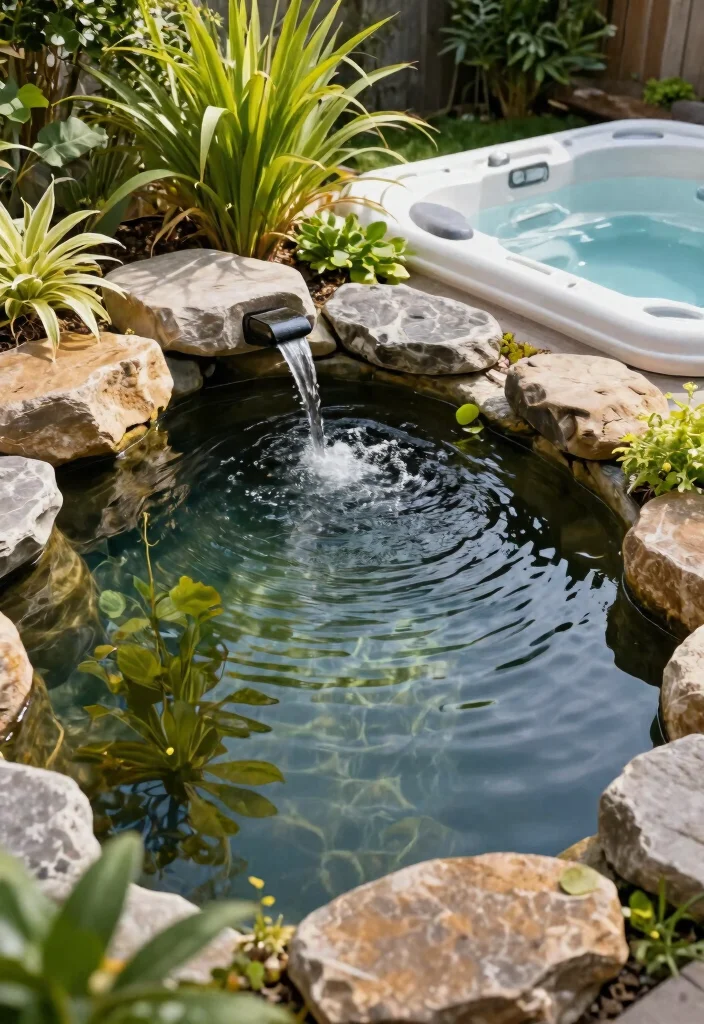 15 Relaxing Hot Tub Ideas Backyard Owners Adore 12. Sustainable Water Features 0