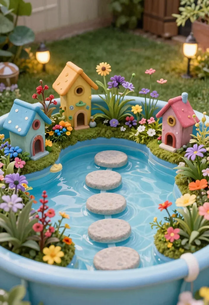 17 Dreamy Above Ground Pool Ideas for a Backyard Oasis 4. Fairy Garden Vibes 0