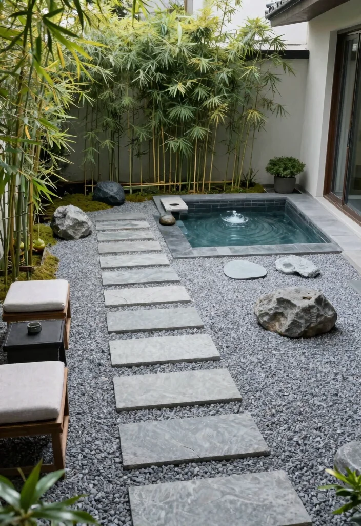 17 Dreamy Above Ground Pool Ideas for a Backyard Oasis 8. Zen Garden Retreat 0