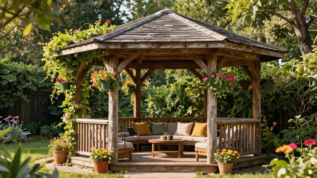 5 Clever DIY Gazebo Top Ideas to Save Your Old Structure